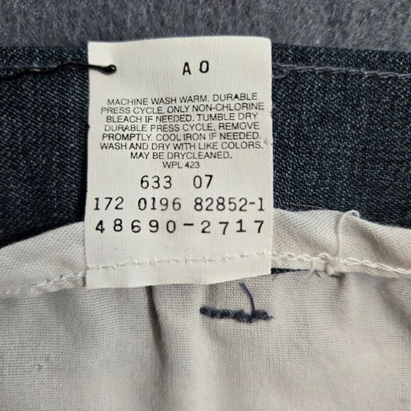 Vintage Action Slacks By Levi Strauss Men 52X30 (49X29.5) Blue Dress Pants - Picture 8 of 12